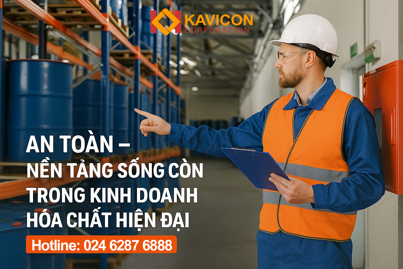 🧯 AN TOÀN – NỀN TẢNG SỐNG CÒN TRONG KINH DOANH HÓA CHẤT HIỆN ĐẠI