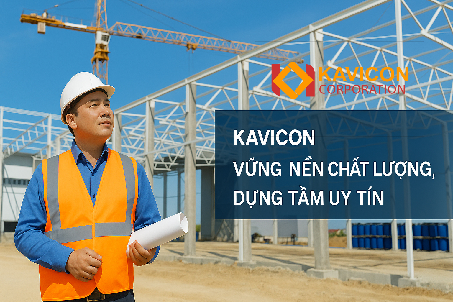 🏗 KAVICON – Vững Nền Chất Lượng, Dựng Tầm Uy Tín