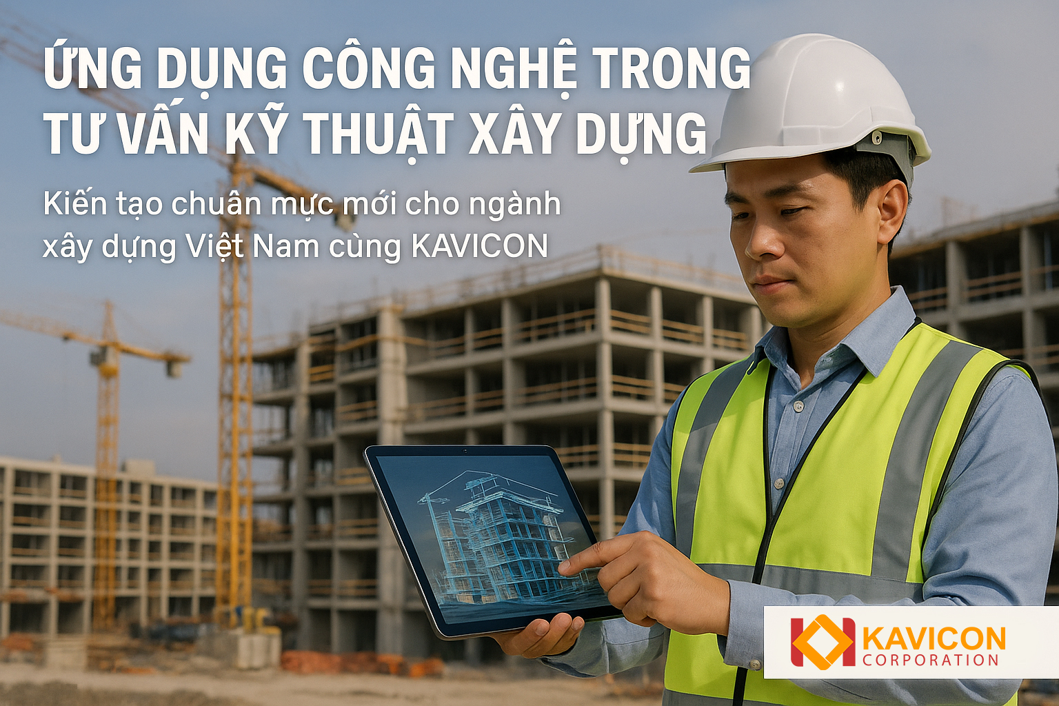 🏗️ ỨNG DỤNG CÔNG NGHỆ TRONG TƯ VẤN KỸ THUẬT XÂY DỰNG HIỆN ĐẠI – Kiến tạo chuẩn mực mới cho ngành xây dựng Việt Nam cùng KAVICON