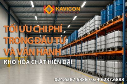 🏭 GIẢI PHÁP TỐI ƯU CHI PHÍ TRONG ĐẦU TƯ VÀ VẬN HÀNH KHO HÓA CHẤT HIỆN ĐẠI