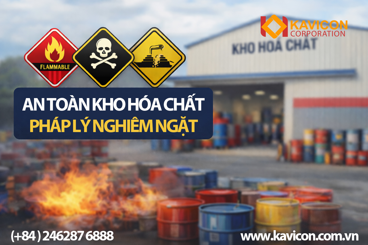 🏭⚠️ Tiêu chuẩn pháp lý và quy định an toàn bắt buộc trong quản lý kho hóa chất tại Việt Nam