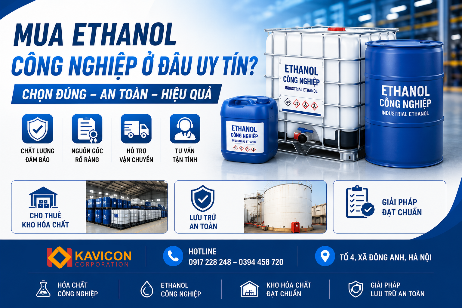 💰 MUA ETHANOL CÔNG NGHIỆP Ở ĐÂU UY TÍN? NHỮNG ĐIỀU DOANH NGHIỆP CẦN BIẾT