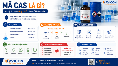 📌 MÃ CAS LÀ GÌ? VÌ SAO MỖI LOẠI HÓA CHẤT ĐỀU CÓ MỘT MÃ CAS RIÊNG?
